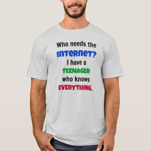 だれがインターネットのTシャツを必要とするか Tシャツ