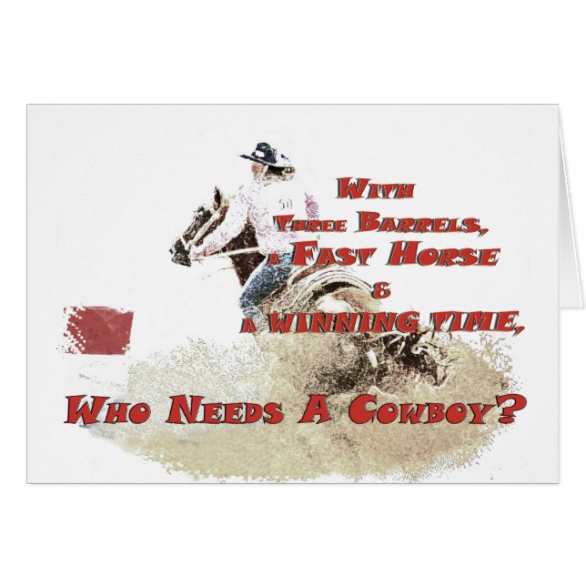 だれがカウボーイを必要とするか (正面横)