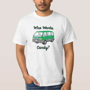だれがキャンデーの変質者のTシャツがほしいと思うか、おもしろいで写実 Tシャツ