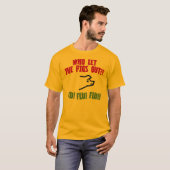 だれがブタを放ちましたか。 Tシャツ (正面フル)