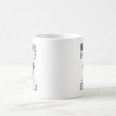 だれが世界を走りますか。 リス コーヒーマグカップ (中央)