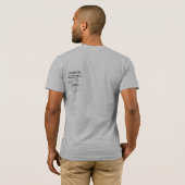 だれが勝利を攻撃するか Tシャツ (裏面フル)