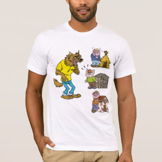 だれが大きいいじめっ子のオオカミを恐れていますか。 Tシャツ