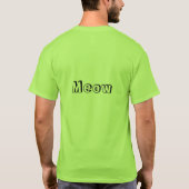 だれが子猫を愛するか Tシャツ (裏面)