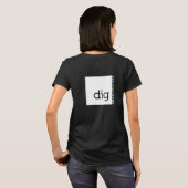 だれが建築を掘らないか Tシャツ (裏面フル)