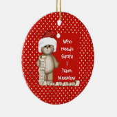 だれが必要とするサンタを… MeeMawのクリスマスのオーナメント セラミックオーナメント (右)
