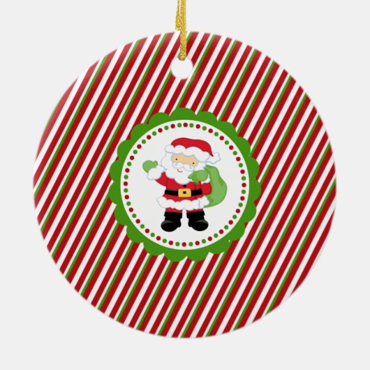 だれが必要とするサンタを… Poppaのクリスマスのオーナメント セラミックオーナメント (裏面)