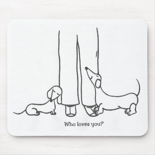 だれが愛しますか。 マウスパッド (正面)