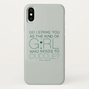 だれが抱きしめる必要があるか矢 一種の女の子か。 iPhone X ケース