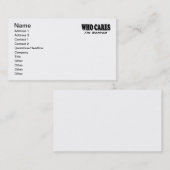 だれが気になるか-私は退職したです 名刺 (正面/裏面)