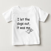 だれが犬を放ったか ベビーTシャツ (正面)
