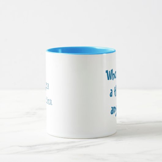 だれが甲状腺剤をとにかく必要としますか。、Thycaの生存者 マグカップ (中央)