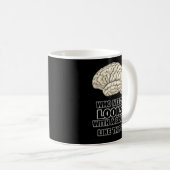 だれが白黒一見を必要とするかおもしろい コーヒーマグカップ (正面右)