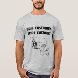 だれが監視人を見ますか。 Tシャツ