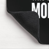 だれが私のお金を持っていますか。 黒いマウスパッド マウスパッド (コーナー)