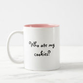 だれが私のクッキーを食べましたか。 マグ (左)