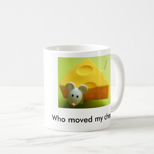 だれが私のチーズを動かしましたか。 コーヒーマグカップ (正面右)