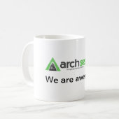 だれが素晴らしいですか。 -私達は素晴らしいです! コーヒーマグカップ (正面左)