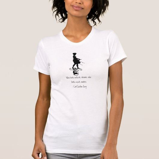 だれが見るか内部は気づきます Tシャツ (正面)