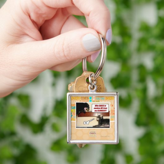 だれが覚醒させます私を敢えてしますか。 キーホルダー (手)