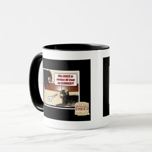 だれが覚醒させます私を敢えてしますか。 マグカップ (正面左)
