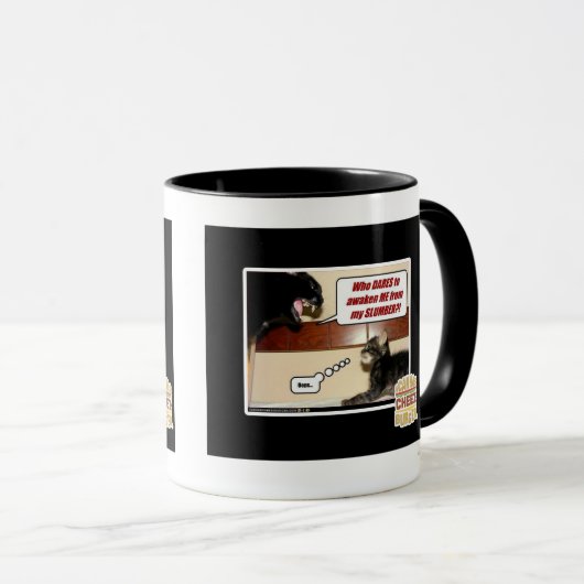 だれが覚醒させます私を敢えてしますか。 マグカップ (正面右)