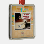 だれが覚醒させます私を敢えてしますか。 メタルオーナメント (右)