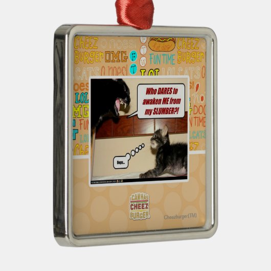 だれが覚醒させます私を敢えてしますか。 メタルオーナメント (右)