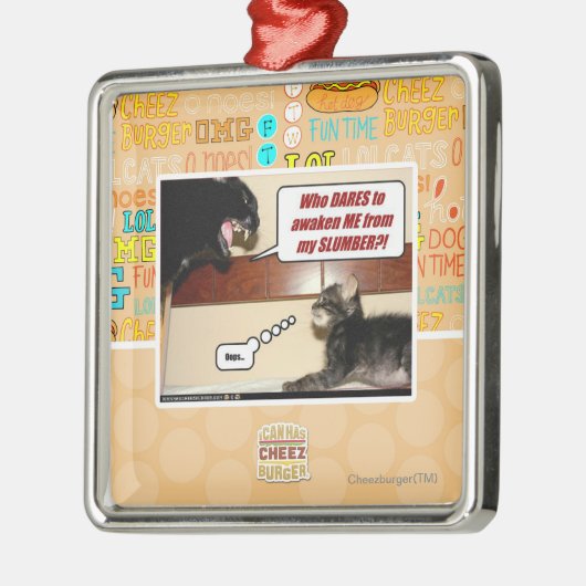 だれが覚醒させます私を敢えてしますか。 メタルオーナメント (左)