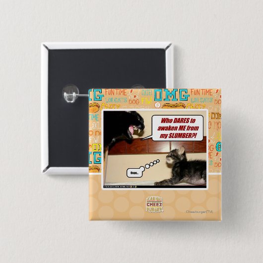 だれが覚醒させます私を敢えてしますか。 缶バッジ (正面&裏面)