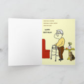 だれが言ったか余りに古かったです、バースデー・カード カード (内部)