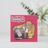 だれが1匹の誕生日のパーティの招待状を回しているか見て下さい 招待状 (スタンド正面)