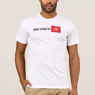 だれが138を恐れていますか。 Tシャツ