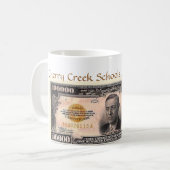 だれが$100,000エア川でありたいと思うか コーヒーマグカップ (正面左)