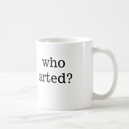 だれがartedか。 コーヒーマグカップ (右)