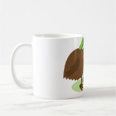 だれがbroを飛ばす必要がありますか。 キーウィの鳥のユーモア コーヒーマグカップ (左)