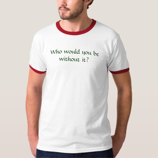 だれそれなしにありますか。 Tシャツ (正面)