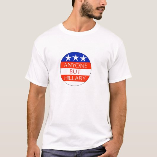 だれでもしかしヒラリーのワイシャツ Tシャツ (正面)