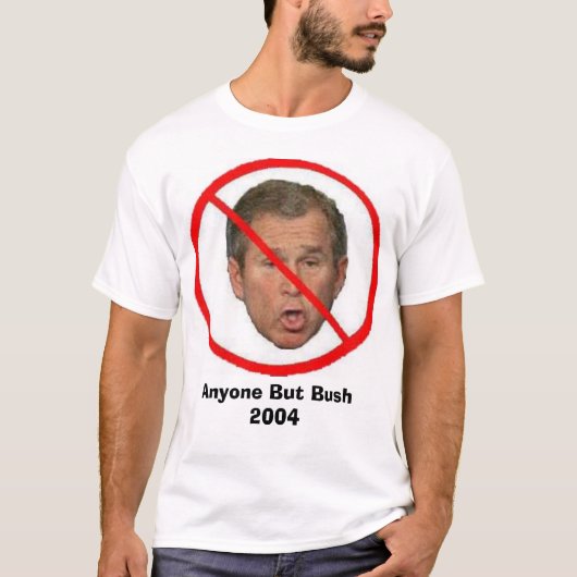 だれでもしかしブッシュ2004年 Tシャツ (正面)