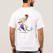 だれでもです次…百メートル、それを走ることができます Tシャツ (裏面)