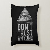 だれでも信頼しないで下さい アクセントクッション (正面(垂直))