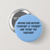 だれでも気づかれた"調査学生"…"であり、" 缶バッジ (正面&裏面)