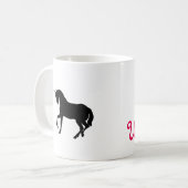 だれでも私のユニコーンを見ましたか。 コーヒーマグカップ (正面左)