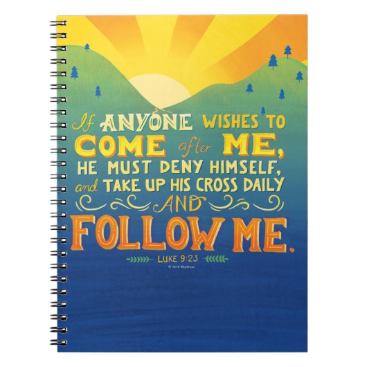 だれでも私の後で来たければ ノートブック (正面)