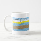 だれの欠陥か。 コーヒーマグカップ (左)