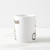 だれもくま、おもしろいな、動物のユーモアを気にしません コーヒーマグカップ (中央)