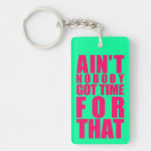 だれもそのキーホルダーDblの得られた時間味方しましたありません キーホルダー (正面)