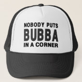だれもコーナーにBUBBAを置きません キャップ (正面)