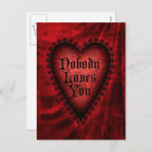 だれもゴシック様式バレンタイン愛しません シーズンポストカード (正面/裏面)