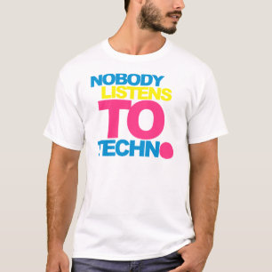 だれもテクノV2に聞きません Tシャツ